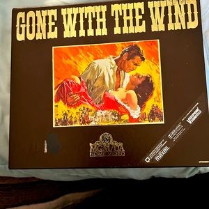 Original Gone w/Wind Movie/Box w/2 VHS Tapes